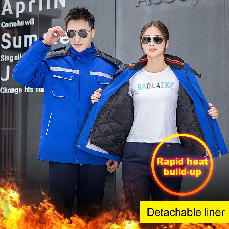 Custom Workshop Industrial Mechanic Mine Work Working Winter Anti Static Engineer Work Uniform Women Overalls For Men