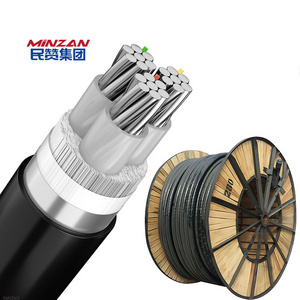 Low voltage 0.6/1KV YJLV22 YJV23 3/4/5 core aluminum power cable underground STA SWA steel tape wire armored power cable