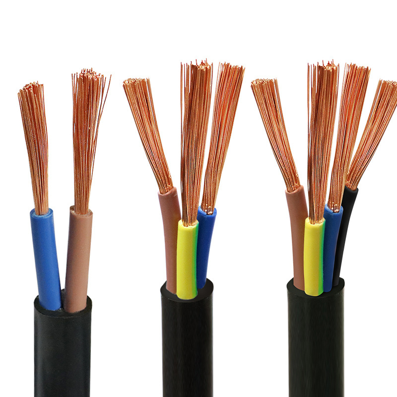 UL Approval RVV copper stranded conductor electrical cable mm PVC double insulated sheathed Multic Core flexible electric wires