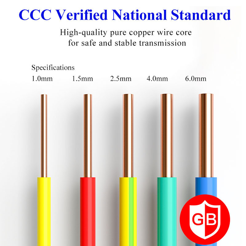 BV single core solid electric wires 2.5mm cable manufacture stranded copper conductor bv wires