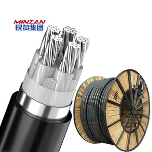 Low Voltage 0.6/1KV YJLV22 Aluminium Steel Tape Armored Power Electric Cable 4 Core AL XLPE PVC Underground Outdoor Power Cable