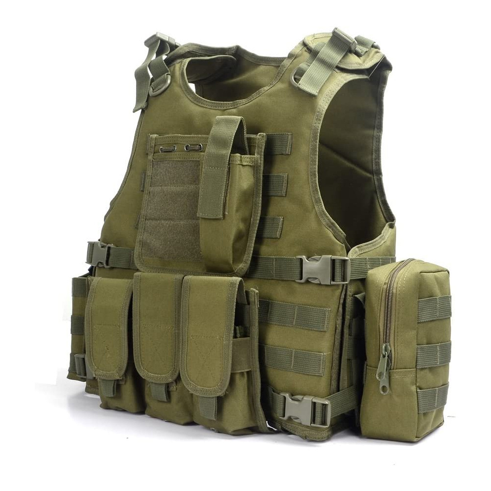 Tactical Vest Pakistan Manufacturer Light Tactical Vest Green Color Tactical Vests For Safety