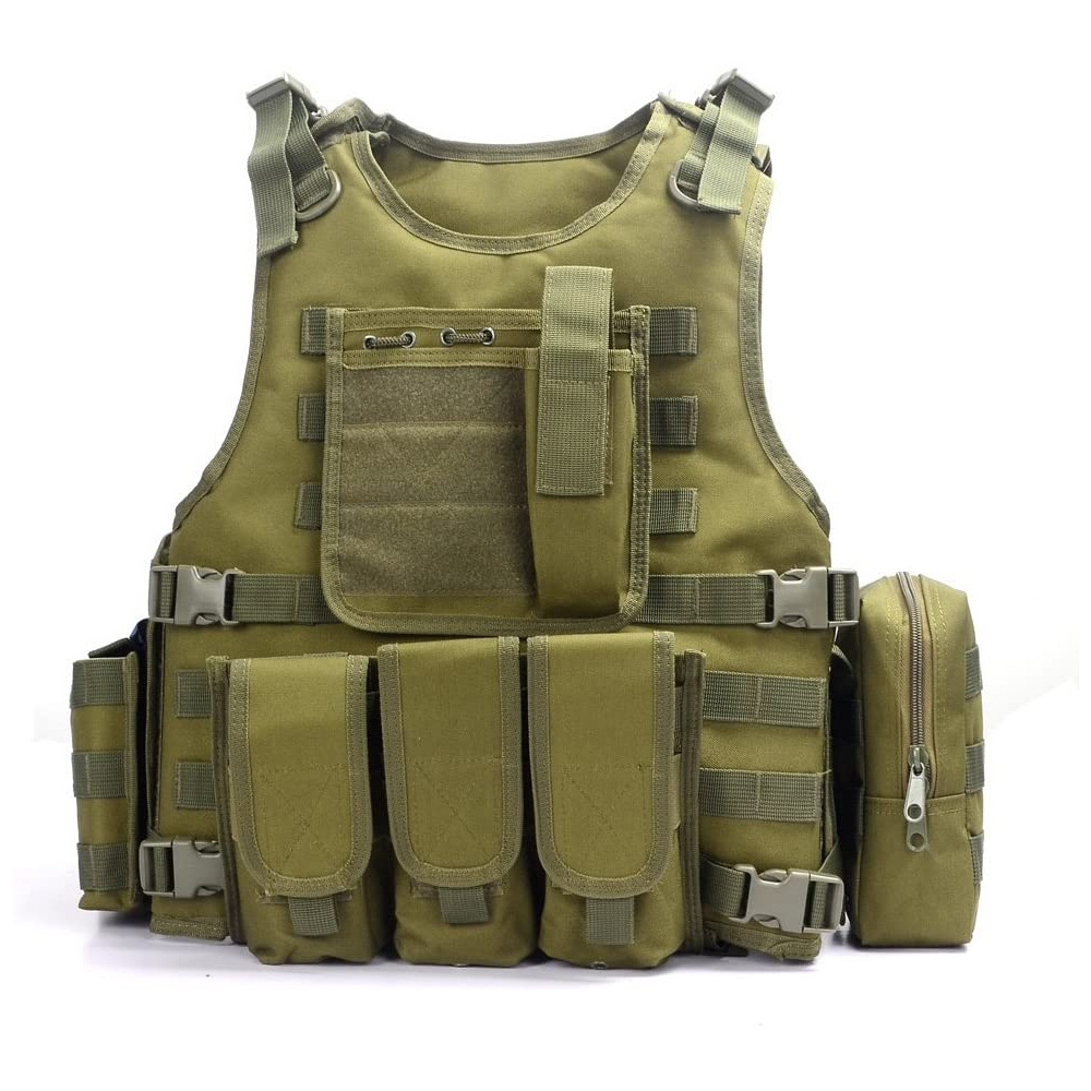 Tactical Vest Pakistan Manufacturer Light Tactical Vest Green Color Tactical Vests For Safety