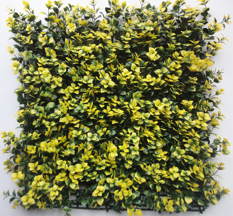 Fashion plastic grass wall boxwood hedge artificial plant panels for home decoration