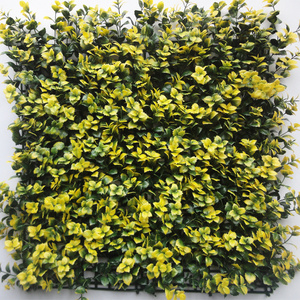 Fashion plastic grass wall boxwood hedge artificial plant panels for home decoration