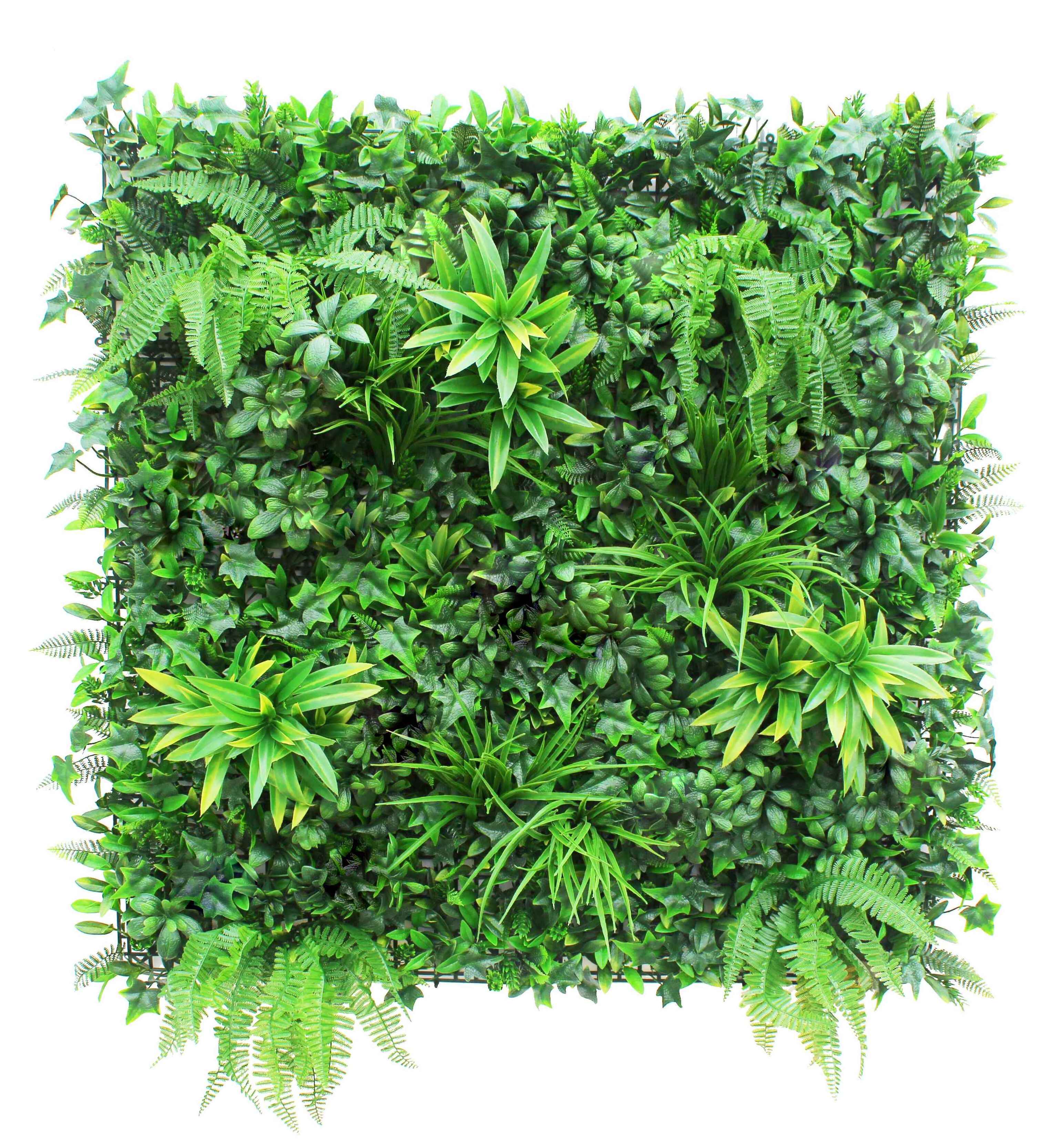 Hot sale MZ189001B decoration uv resistant green artificial wall plants