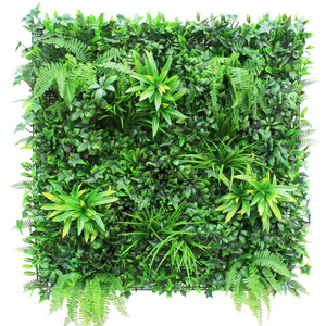 Hot sale MZ189001B decoration uv resistant green artificial wall plants