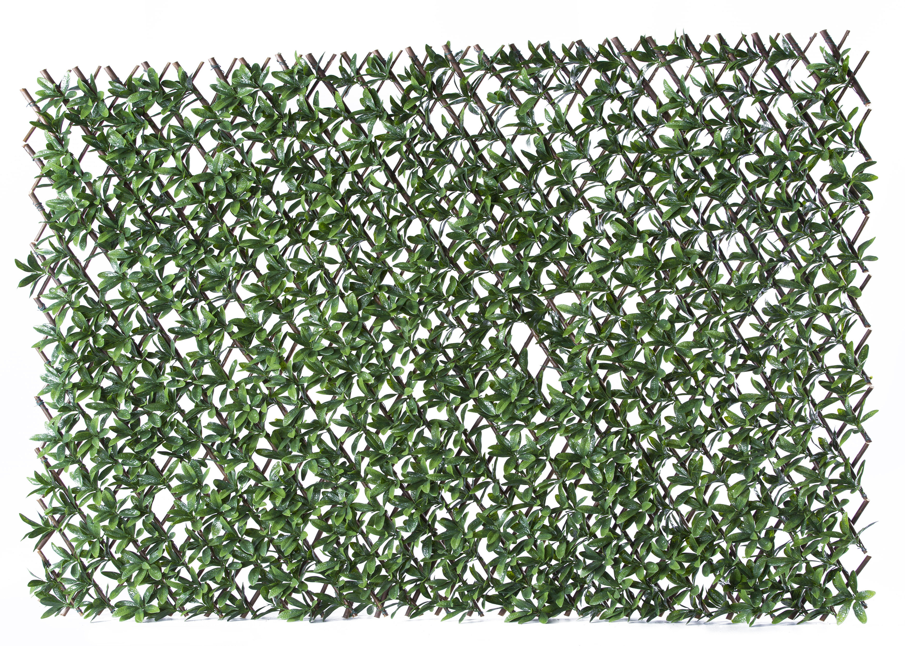 Artificial garden fence expandable with Willow Trellis for hotel