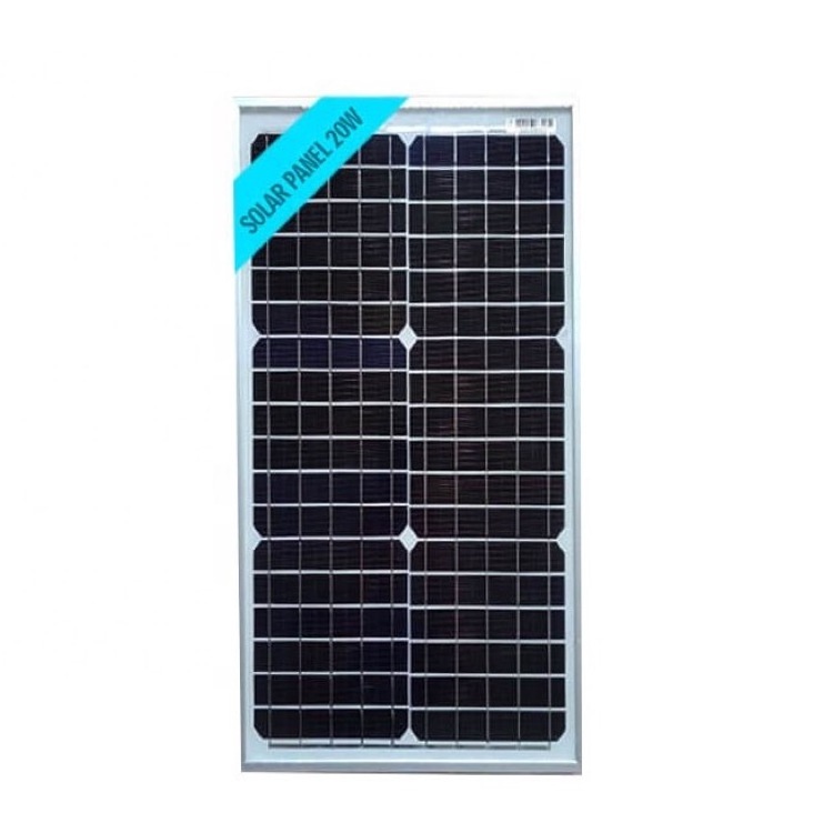 OEM small solar panel 20w 18v mono family roof customized mini glass solar panel paneles solares chinos precio