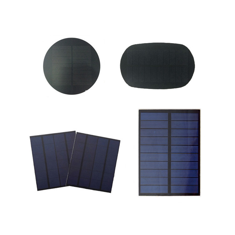 PET solar panel Factory Customize 3V /5V/ 6V/12V Mini PET Solar cell Panel for Small Solar System LED Light