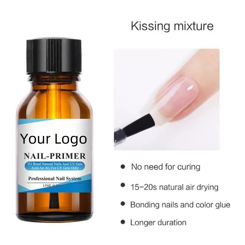 Private Label Nail Prep Dehydrator No Acid Free Primer Adhesive Desiccant Acrylic Nails Bonder Gel Balancing Oil Skin Solutions