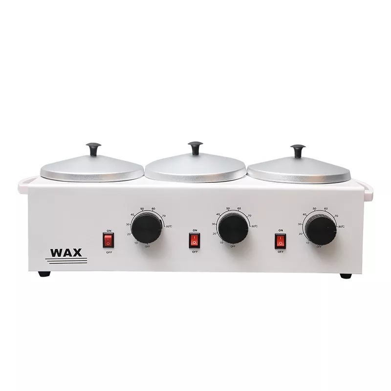 New 3 Pot Electric Depilatory 1500cc Wax Heater Waxing Machine Best Paraffin Heater Melt Wax Warmer