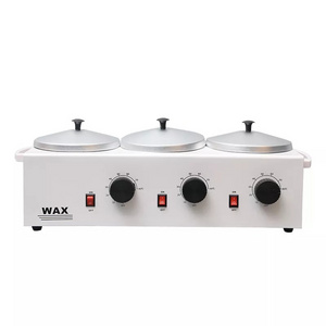 New 3 Pot Electric Depilatory 1500cc Wax Heater Waxing Machine Best Paraffin Heater Melt Wax Warmer