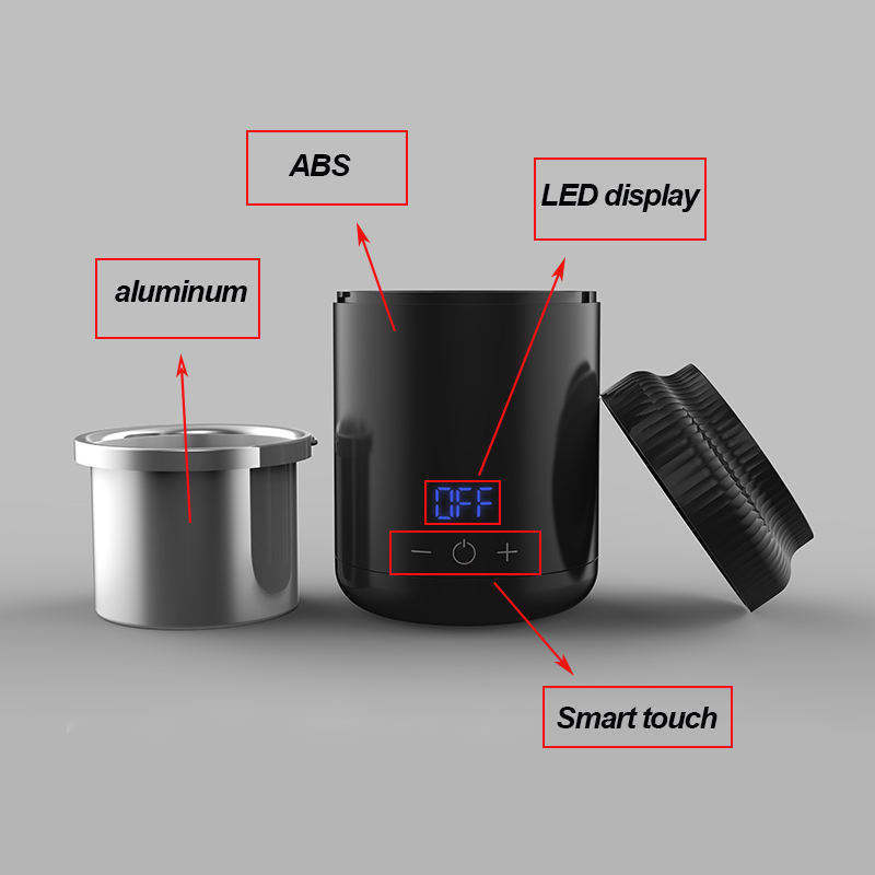 200ml Digital Wax Heater Waxing Warmer Depilatory Wax Melt Machine With Led Display Temperature