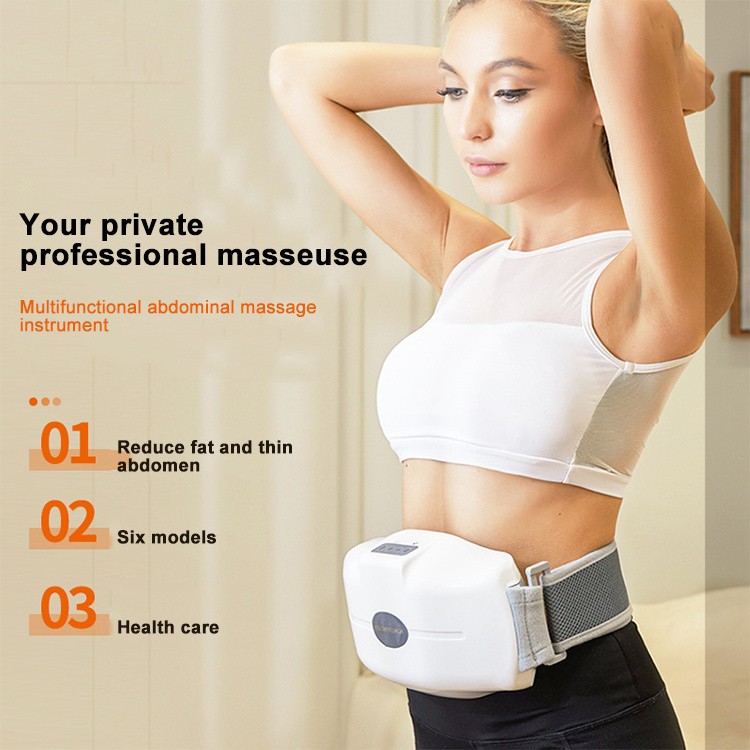 3d Heat Belly Wrap Abdominal Waist Body with Vibration Massage Shaping Slimming Belt Electric Nursing Pulse Massager Machine