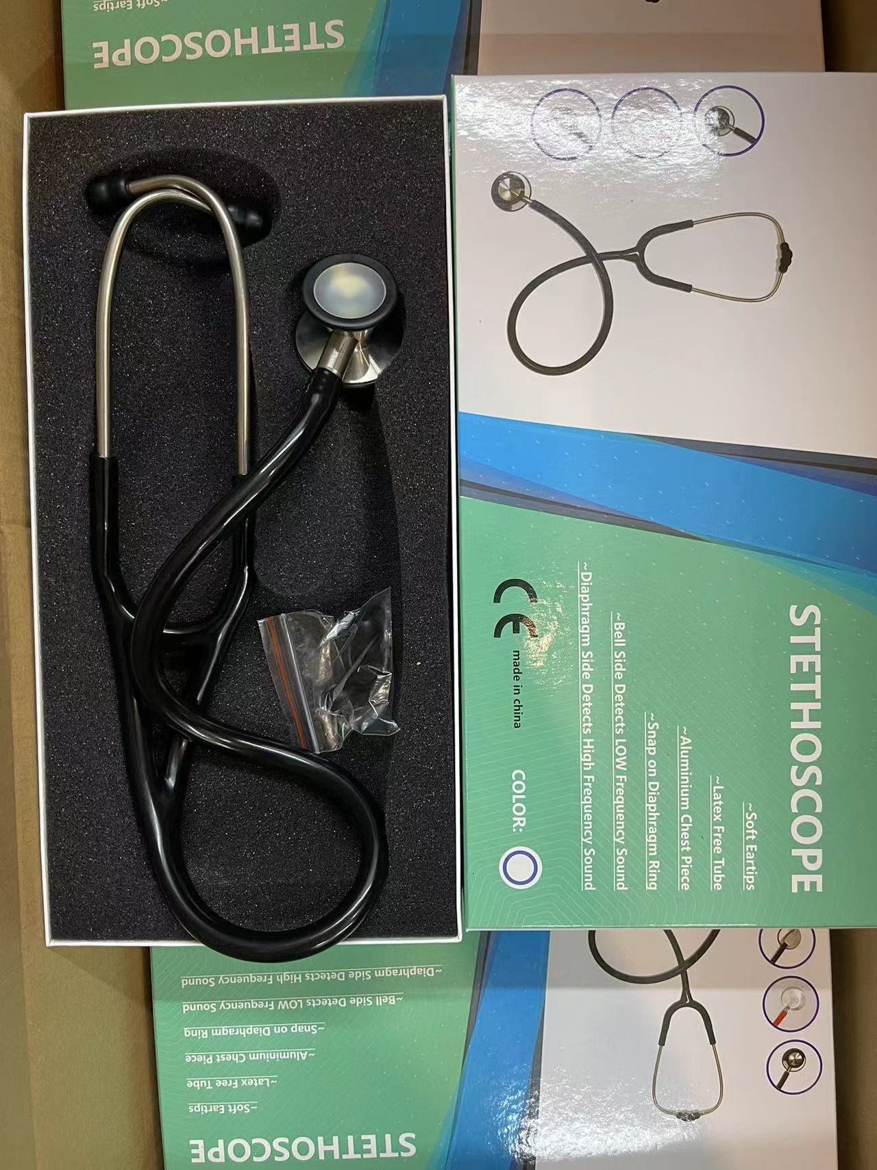 SZMIQU estetoscopio Cardiology Stainless Steel Stethoscope with double Diaphragm