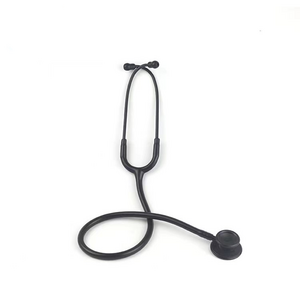 SZMIQU All Black Adult Stainless Steel Dual Stethoscope OEM custom made cardiology stethoscope