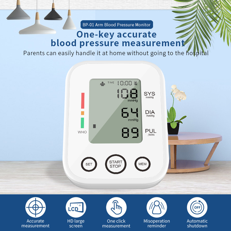 SZMIQU tensiometro electricity blood pressure monitor digital sphygmomanometer Upper Arm blood pressure machine