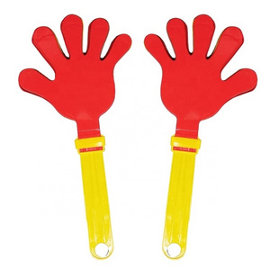 Unisex Football Fans Cheering Hand Clapper Plastic Hand Clap Noise Maker Horn for Sports & Games Screen Printing on Opp Bag