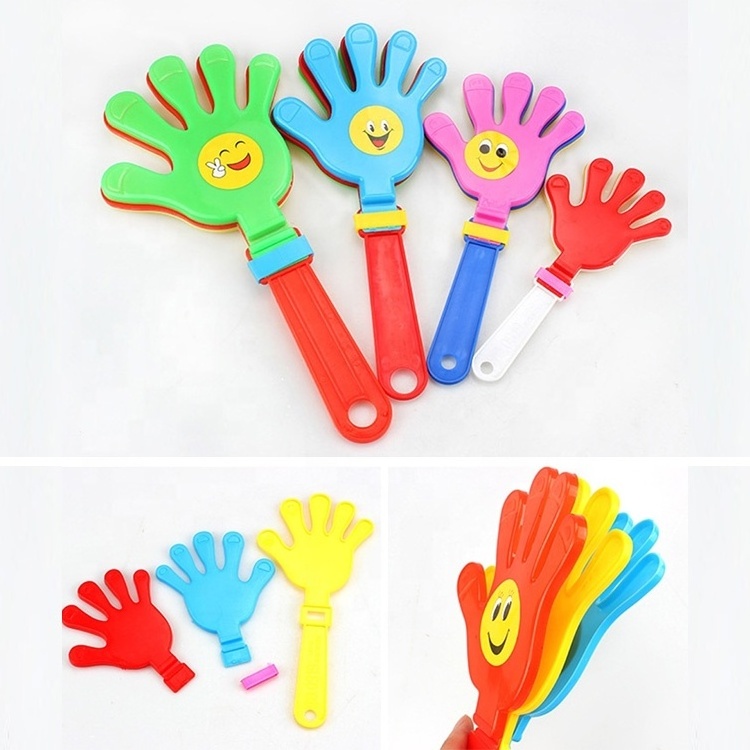 Wholesale Kids Plastic Football Hand Clapper Noise Maker Toy for Clap Cheering Clamps