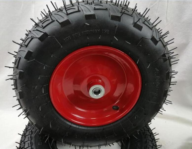 MRC Diamond Wheels Rubber Tyre In Weelbarrow pneumatic tire with steel rim 4.00-8