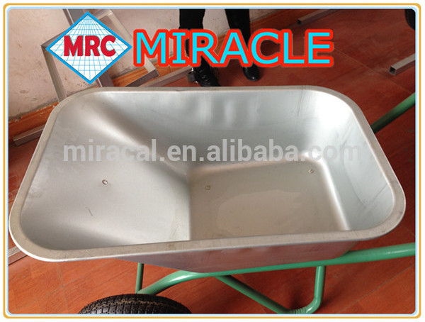 WB6430 Good Price High Quality Twin / Two Wheel Wheelbarrow For Sale