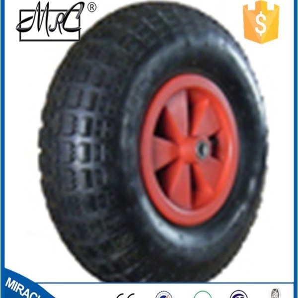 High Grade Small Rubber Wheel Caster Wheelbarrow Wheel 4.10 / 3.50-4