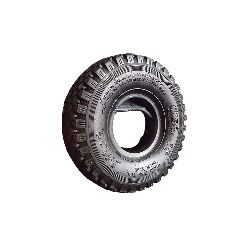 Wheel factory supply 10 '' small wheelbarrow wheel tire rubber wagon tyre 3.00-4 260x85