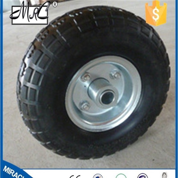 High Grade Small Rubber Wheel Caster Wheelbarrow Wheel 4.10 / 3.50-4