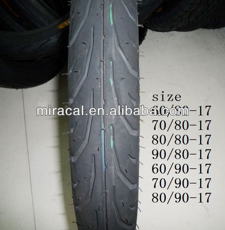 Motorcycle Tyre/Tire 60/80-17 70/80-17 80/80-17 90/80-17