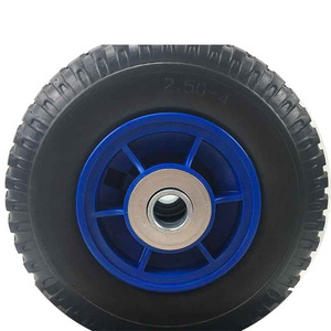 250-4 Pu wheel/rubber foam filled tyres for wheel barrow