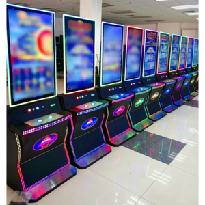 Chinese Manufacturer Online Fish Game Simulator Arcade Cabinet Skill Game Machine With Cash Acceptor