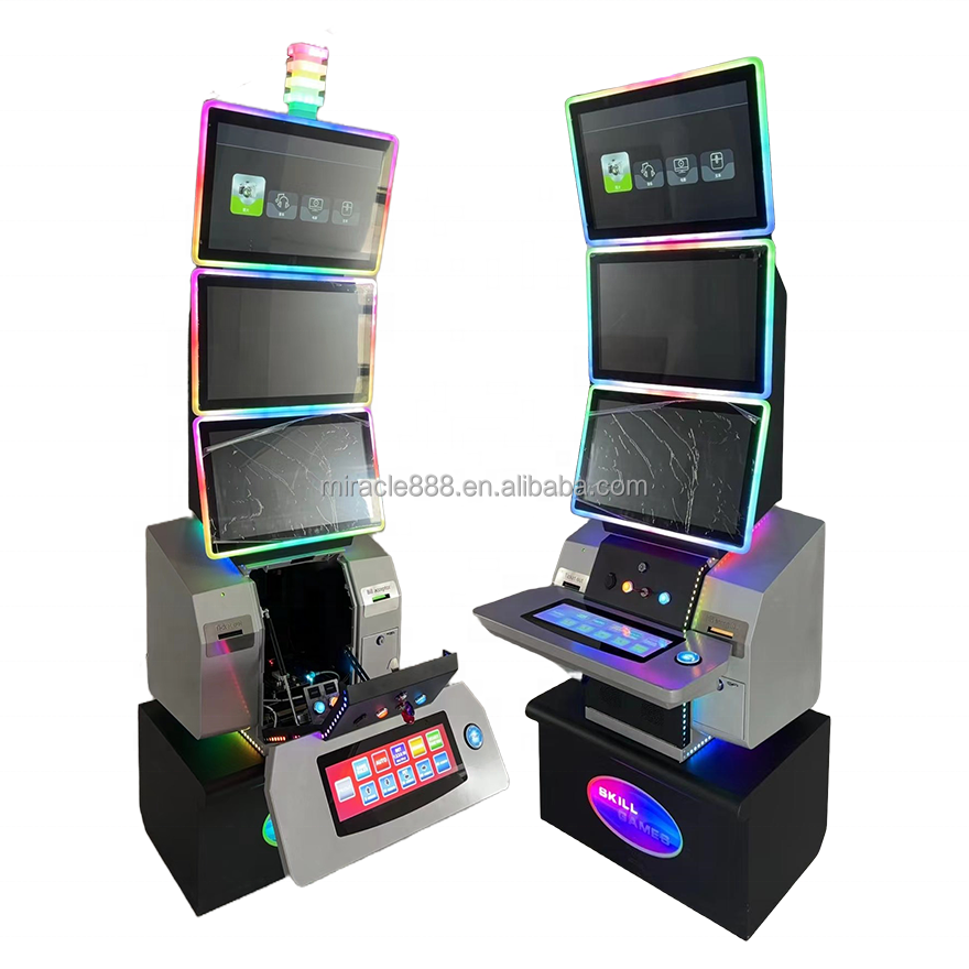 Game cabinet Backplane Boards Dual Floating 23Inches High Definition Displays Billetero Skill Game Machine With LCD Topper