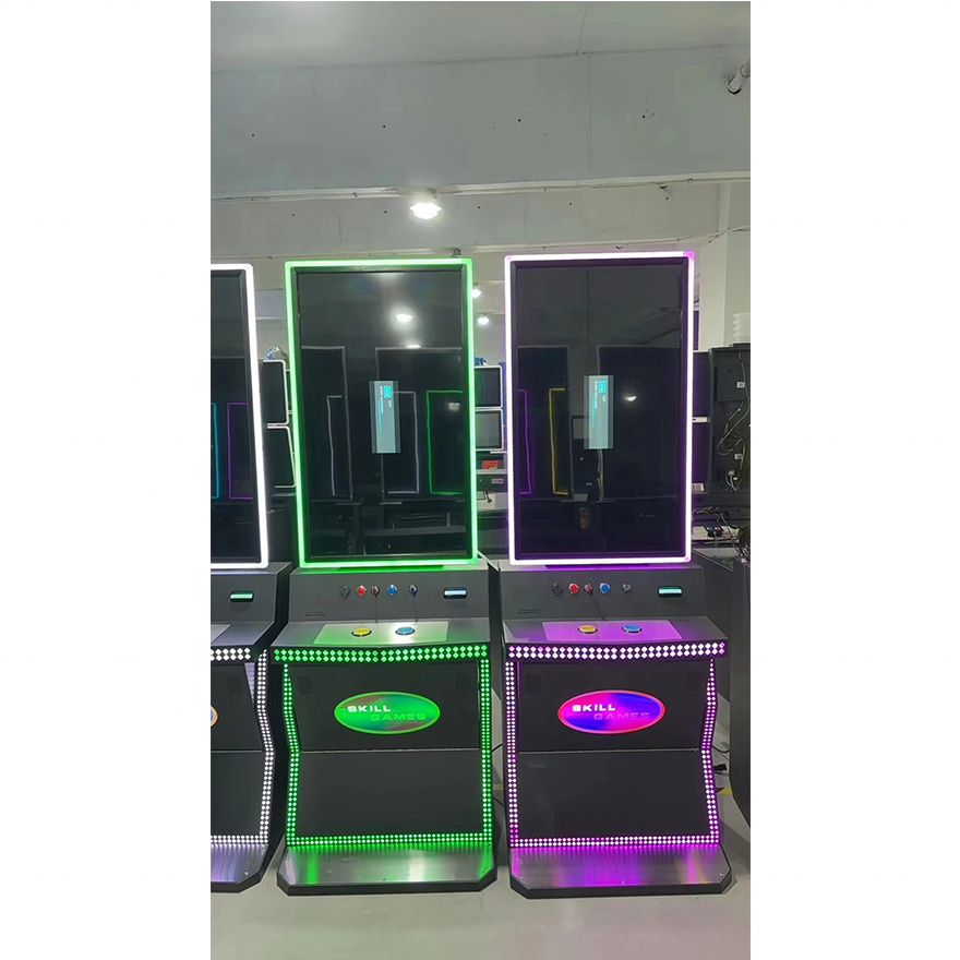 Chinese Manufacturer Online Fish Game Simulator Arcade Cabinet Skill Game Machine With Cash Acceptor