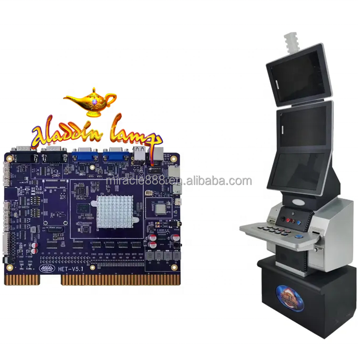 Game cabinet Backplane Boards Dual Floating 23Inches High Definition Displays Billetero Skill Game Machine With LCD Topper