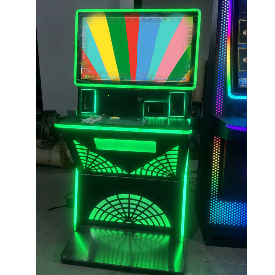 OEM 2023 New ICT Pot Of Gold gaming machine 27 inch Touch Screen Small Game Cabinet With Bill Acceptor