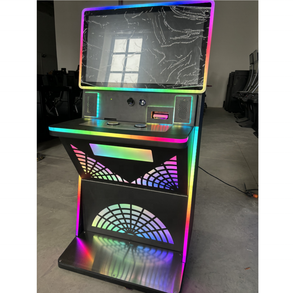 OEM 2023 New ICT Pot Of Gold gaming machine 27 inch Touch Screen Small Game Cabinet With Bill Acceptor