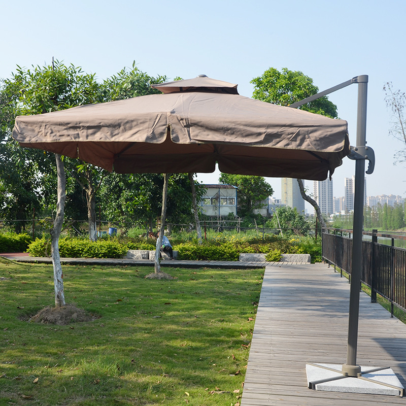 Factory Wholesale Outdoor Restaurant Umbrellas Large Size Garden Sun Umbrella Roman Garden Beach Patio Parasol for Hotel Villa