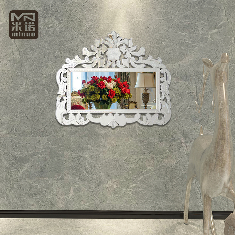 Factory Price Venetian Glass Wall Mirror Accent Decor Mirror For Home Hotel Furniture