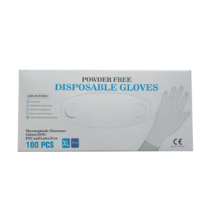 HDPE/LDPE/TPE polyethylene disposable gloves box of 500 examination glovee