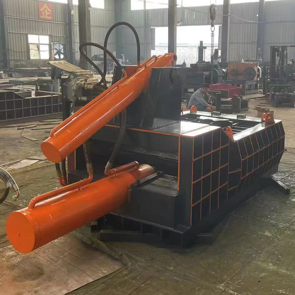 Miracle Hydraulic Mobile Machine Car Scrap Metal Baler Aluminum Compressor Baler Horizontal Baling Machine For Sale