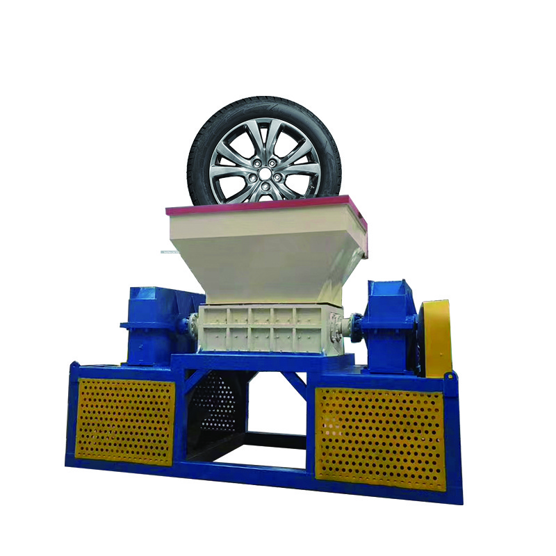 Automatic Scrap Metal Machine Bottle Recycle Waste OTR Tire Wood Cardboard Car Tyre Plastic Double Shaft Shredder and Crushers