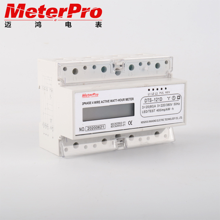 100 Amp kwh electrical meter digital 3 phase