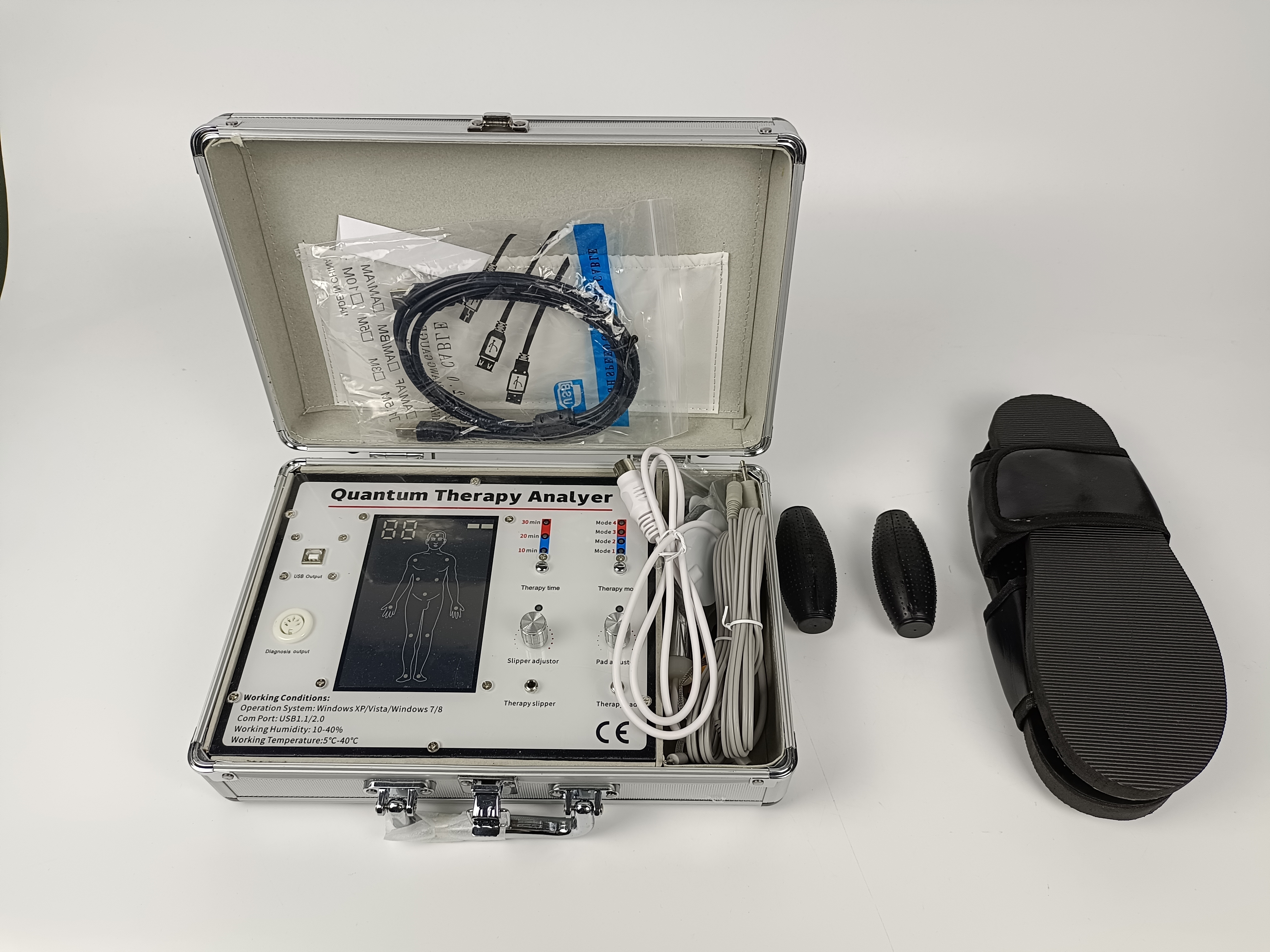 Quantum detector electrotherapy quantum resonance magnetic analyzer