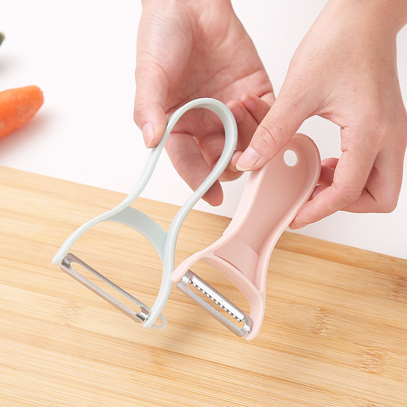 Dual Purpose Peeler Stainless Steel 2 In 1 Peeler Shredder Kitchen Small Fruit Vegetable Carving Tools Wholesale Logo