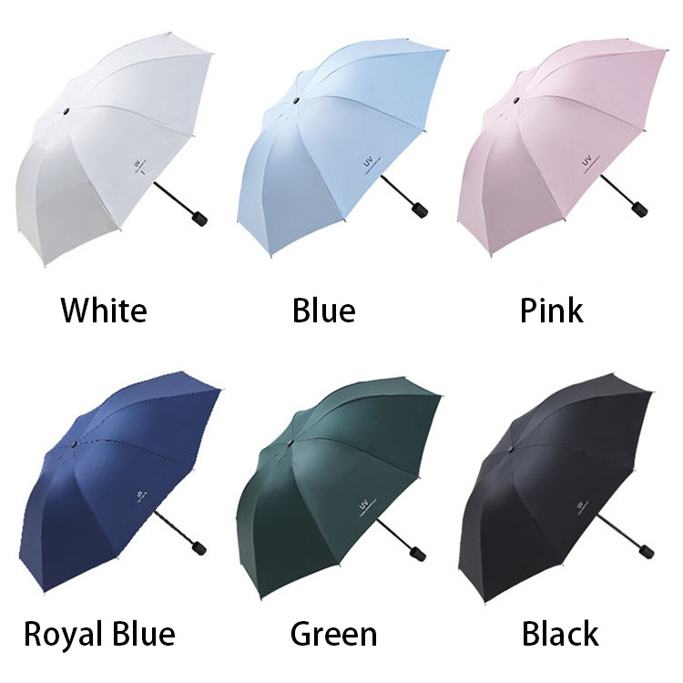 Portable Travel Umbrella Custom Logo Durable Windproof Umbrella Auto Customized Collapsible Folding 8 RIBS Backpack Car Umbrella