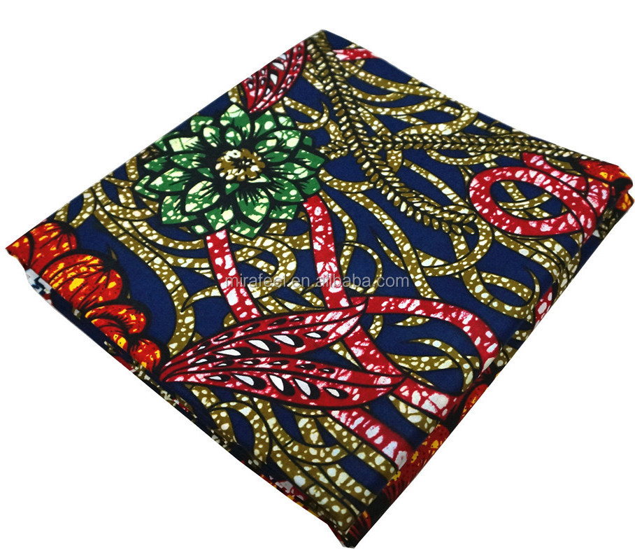 Hot Sale african wax prints fabric High Quality 100% cotton real wax print fabric