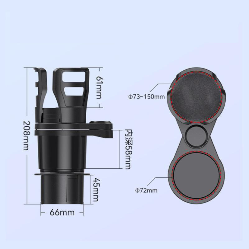 all purpose adjustable expander multifunctional 2-in-1 car cup holder expander adapter for car drink car cup holder expand