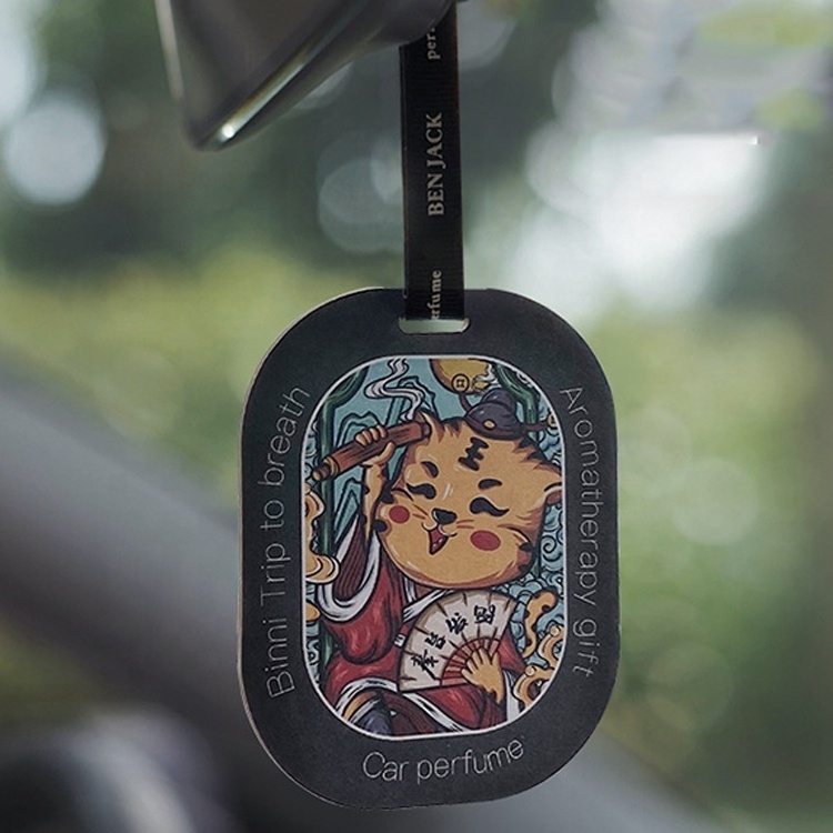 car fragrance pendant Black Cotton Car Air Freshener Perfume Diffuser Air Freshener Car Perfume