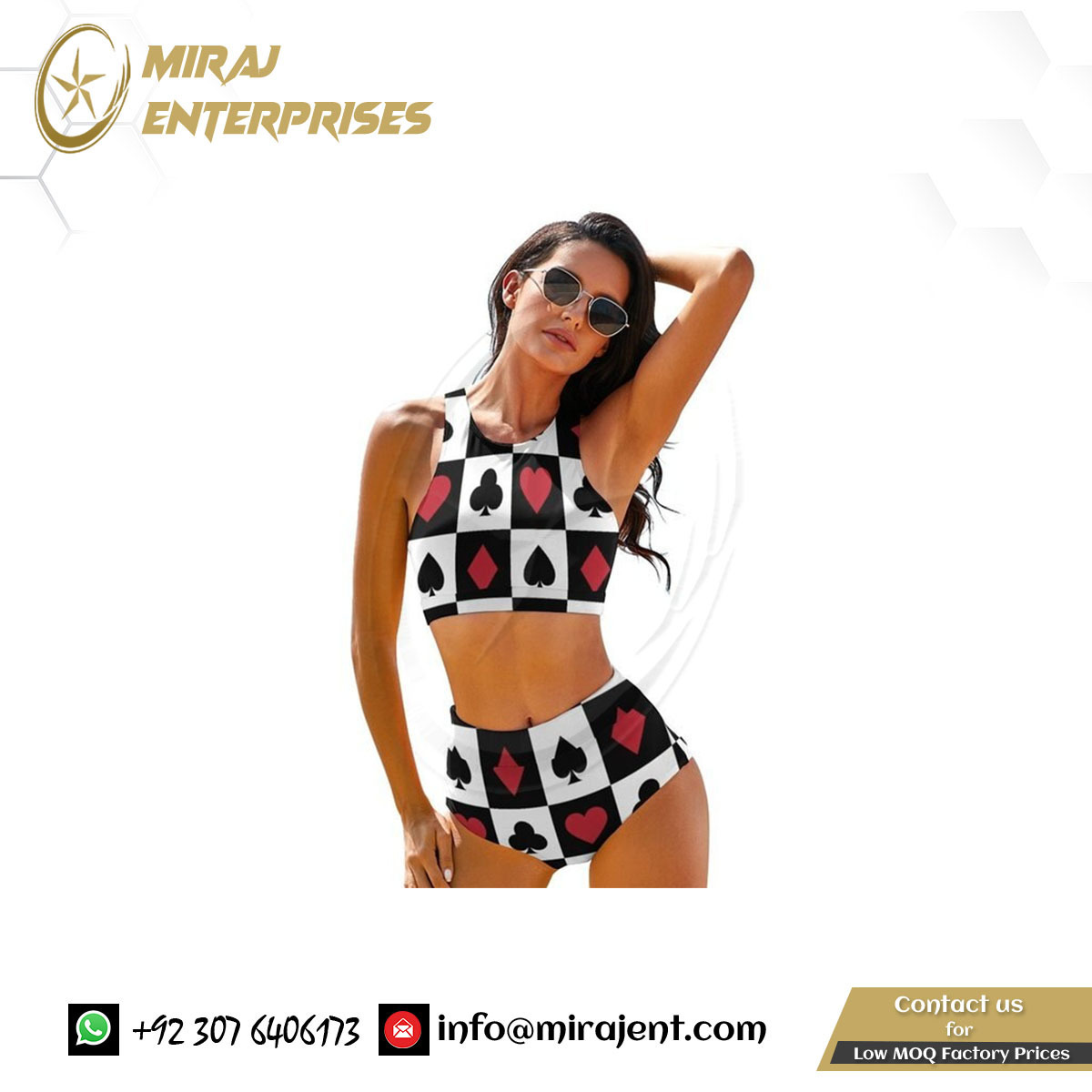 Kawaii Swimwear Rave  For Big Breasts Bathing Suit Swimsuit Heart Poker Bikini Red Black Plaid High Cut Bulk